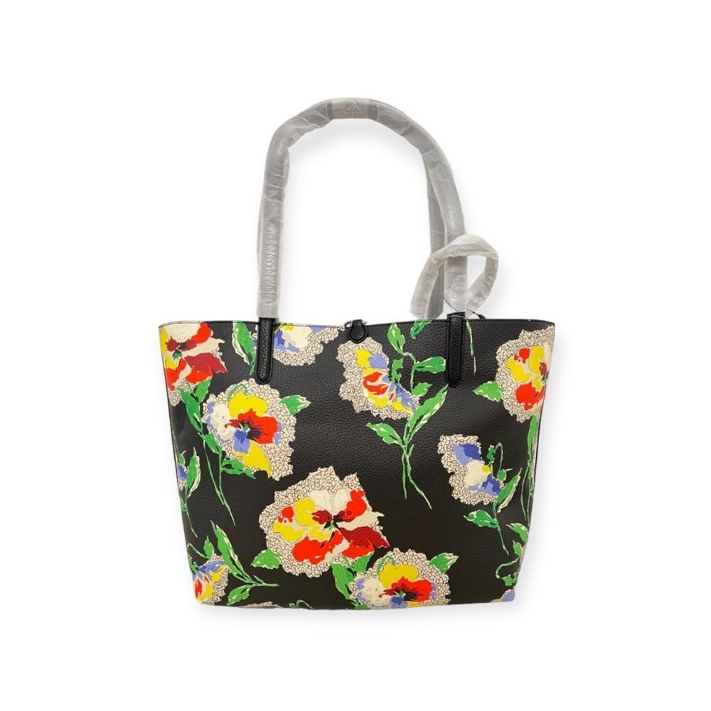 Lauren Ralph Lauren Large Reversible Tote Bag, Pouch & Handbag, NWT - Picture 8 of 15
